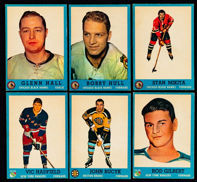 1962-63 Topps Hockey Complete 66-Card Set