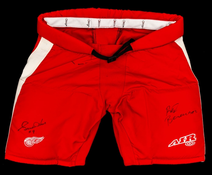 Steve Yzermans Early-to-Mid-2000s Detroit Red Wings Easton Air Game-Worn Pants with Team COA