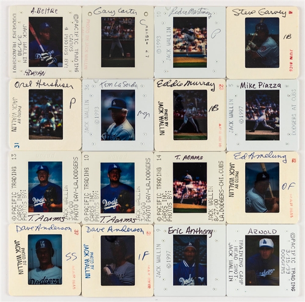 Los Angeles Dodgers 1981 to 2000 35mm Colour Transparency Slide Collection of 360