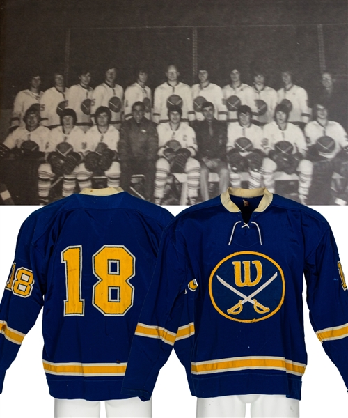 Welland Sabres (SOJHL) Early-to-Mid-1970s Game-Worn Jersey 