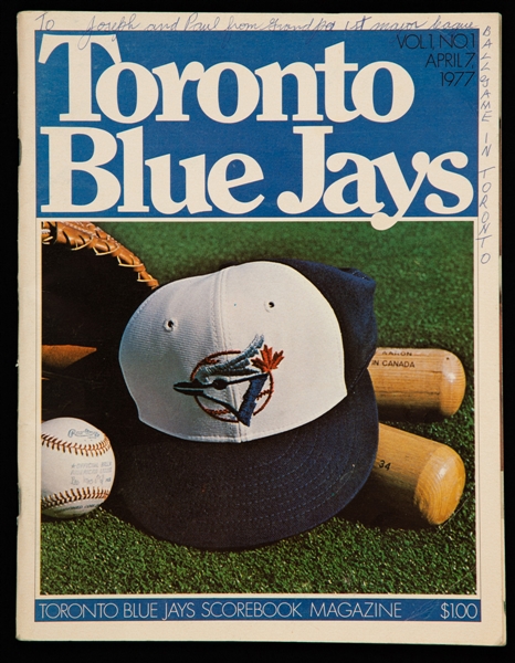Massive Toronto Blue Jays Memorabilia, Publication, Books and Newspaper Collection Including Complete Runs of 1977 to 1981 Programs and 1977 to 1985 Media Guides