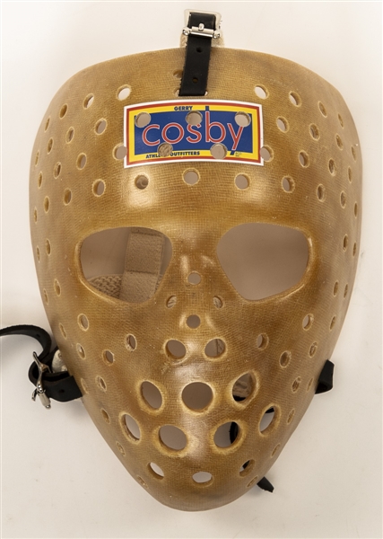 Gerry Cosby Reproduction Style Fiberglass Goalie Mask 