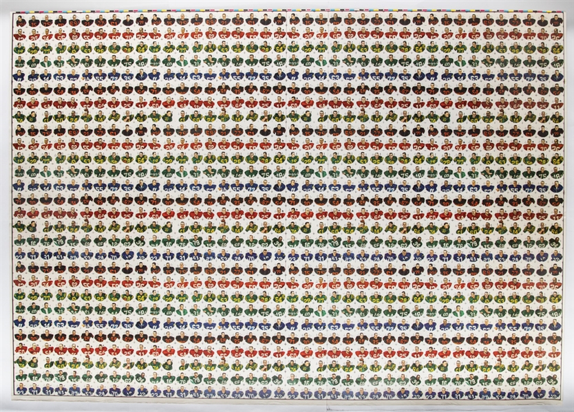1964 Nalleys CFL Football Uncut Sheets - Includes a total of 1120 "Coins" Including 8 Complete Sets!