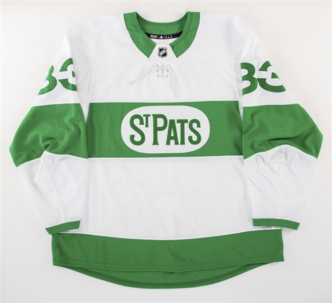 Frederik Gauthiers 2018-19 Toronto Maple Leafs “Toronto St Pats” Game-Worn Alternate Jersey with Team COA