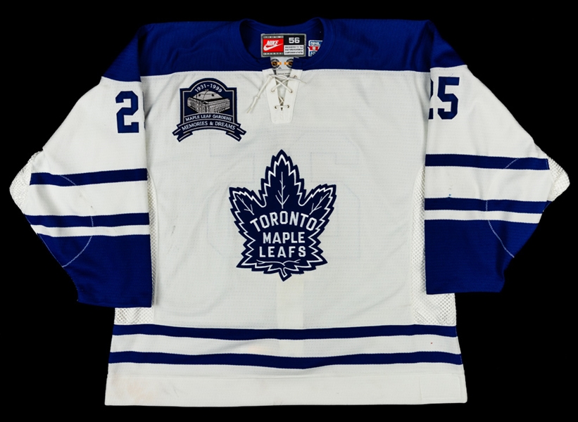 Jason Smiths 1998-99 Toronto Maple Leafs Game-Worn Third Jersey with Team LOA - MLG Memories and Dreams Patch!
