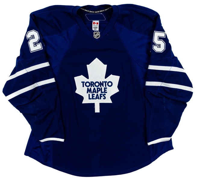 Hal Gills 2007-08 Toronto Maple Leafs Game-Worn Jersey with LOA - Nice Game Wear!