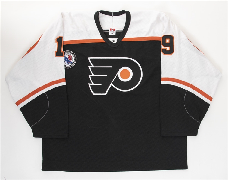 Eric Chouinards 2003-04 Philadelphia Flyers "Hall of Fame Game" Game-Worn Jersey with LOA - Hall of Fame Patch! 