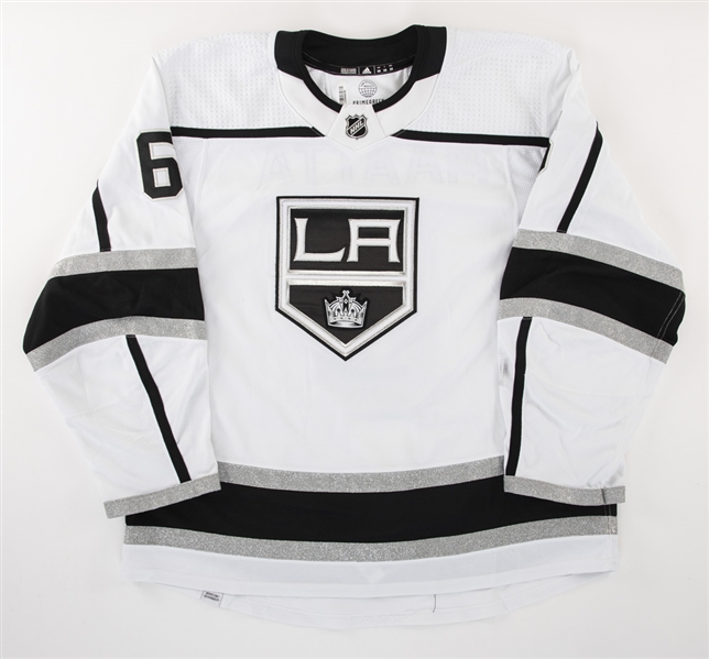 Olli Maatas 2021-22 Los Angeles Kings Game-Worn Playoff Jersey with Team COA - Photo-Matched!
