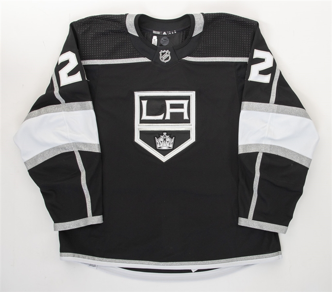 Andreas Athanasious 2021-22 Los Angeles Kings Game-Worn Playoffs Jersey with Team COA - Photo-Matched!