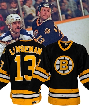 Lot Detail - 1974-75 Bobby Orr Boston Bruins Game-Used Road Jersey  (Photo-Matched • Multiple Team Repairs)
