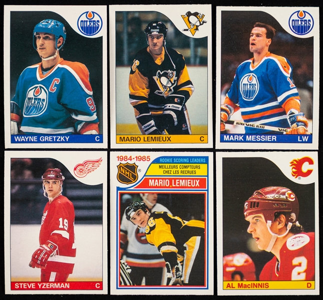 1983-84, 1984-85 and 1985-86 O-Pee-Chee Hockey Complete Sets (3)