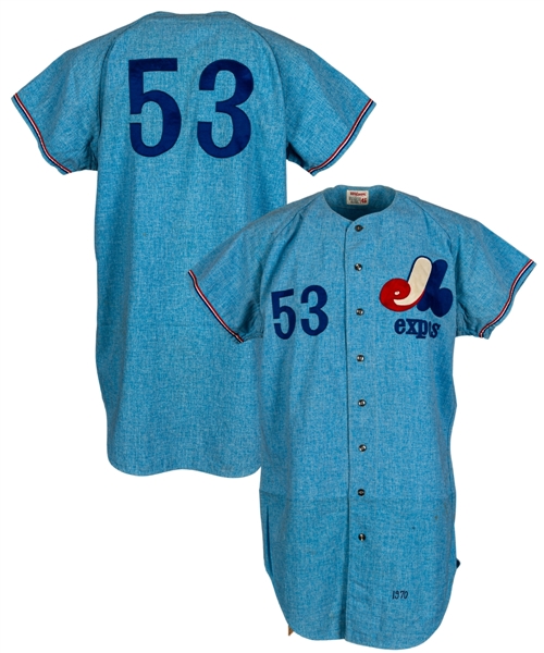 Don Drysdale’s 1970 Montreal Expos Game-Worn Complete Flannel Coaches Uniform with Jersey and Pants 
