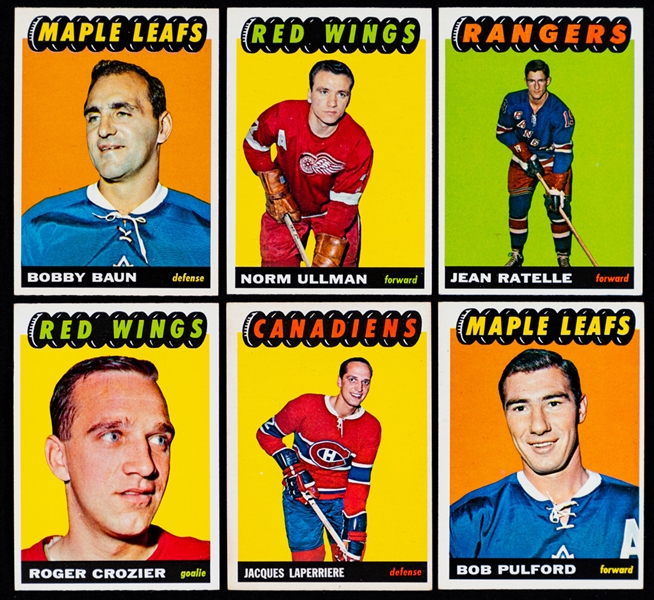 1965-66 Topps Hockey Card Partial Set (97/128)  