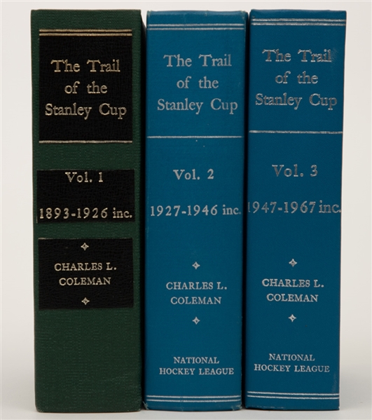 "The Trail to the Stanley Cup" Three-Volume Book Set
