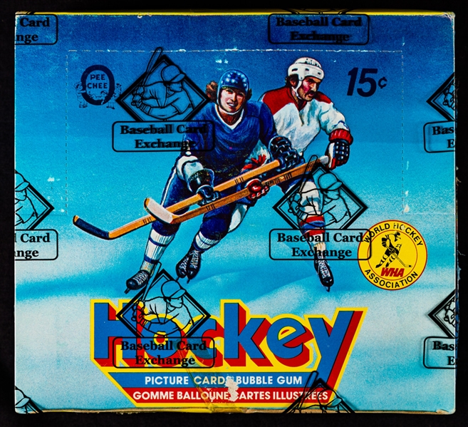 1977-78 O-Pee-Chee WHA Hockey Wax Box (48 Unopened Packs) - BBCE Certified - Last Year of WHA Cards