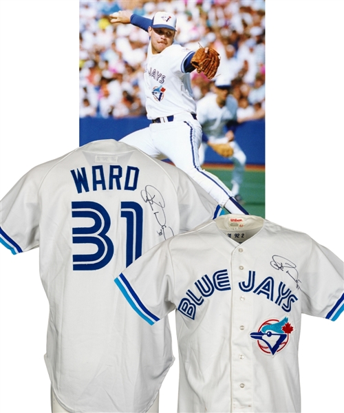 Duane Wards 1992 Toronto Blue Jays Signed Game-Worn Jersey - World Series Championship Season!
