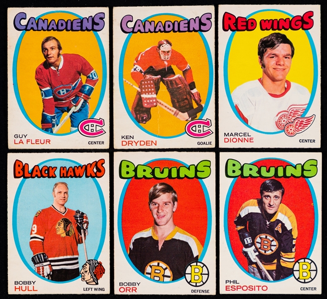 1971-72 O-Pee-Chee Hockey Near Complete Card Set (261/264)