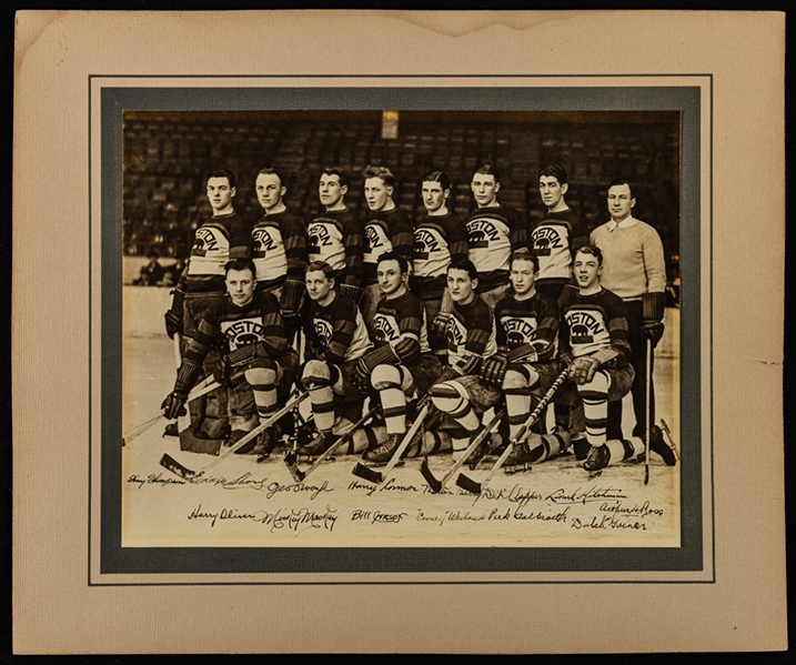 Boston Bruins 1929-30 Team Photo (11" x 13") - Stanley Cup Finalists!