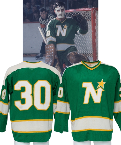 Cesare Maniagos 1968-69 Minnesota North Stars Game-Worn Jersey with LOA 