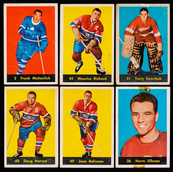 1960-61 Parkhurst Hockey Card Starter Set (36/61) and 1961-62 Parkhurst Hockey Card Starter Set (39/51)