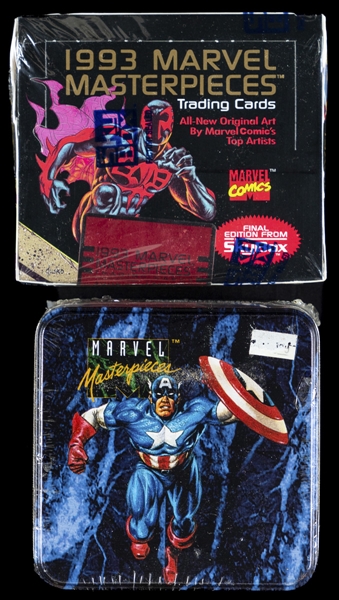 Large Non-Sports Card Collection Including Sealed 1993 Skybox Marvel Masterpieces Box 