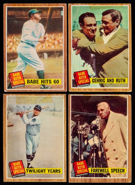 1962 Topps Baseball Card (93) and 1961 Topps Baseball Cards (19)