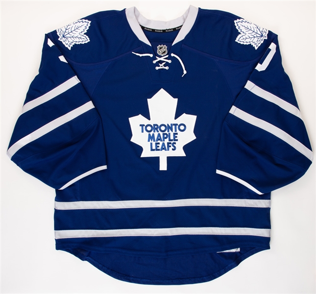 Antoine Bibeaus 2015-16 Toronto Maple Leafs Game-Worn Jersey with Team LOA 