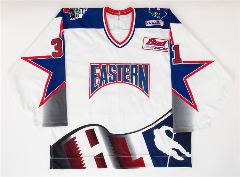 Danny Lorenzs 1996 IHL All-Star Game "Eastern Conference" Game-Worn Jersey - Video-Matched!