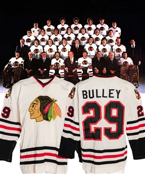 Ted Bulleys 1980-81 Chicago Black Hawks Game-Worn Jersey 