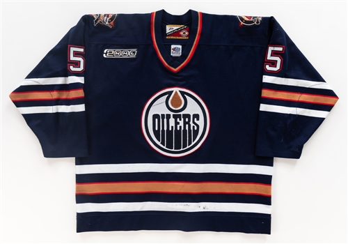 1989-90 Jari Kurri Edmonton Oilers Game Worn Jersey - Stanley Cup