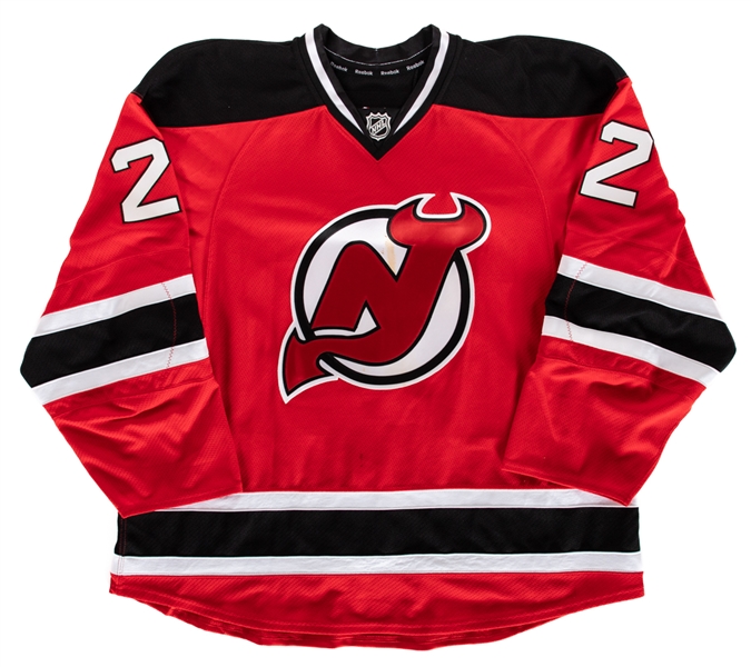 Krystofer Barchs 2012-13 New Jersey Devils Game-Issued Jersey
