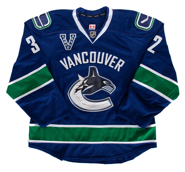 Dale Weises 2012-13 Vancouver Canucks Prototype Jersey with Team COA 