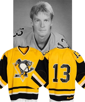 Jim Hamiltons 1983-84 Pittsburgh Penguins Game-Worn Jersey - Photo-Matched!