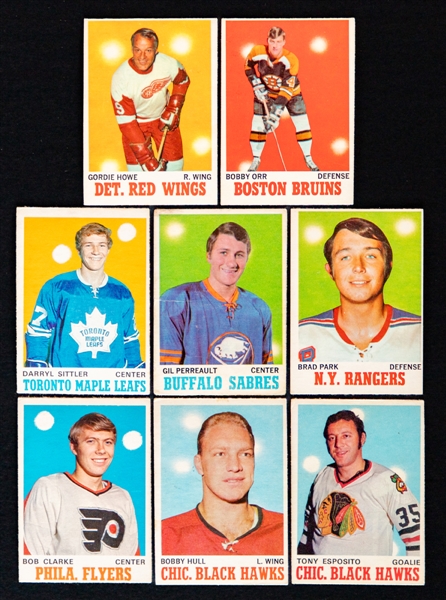 1970-71 O-Pee-Chee Hockey Near Complete Card Set (257/264)