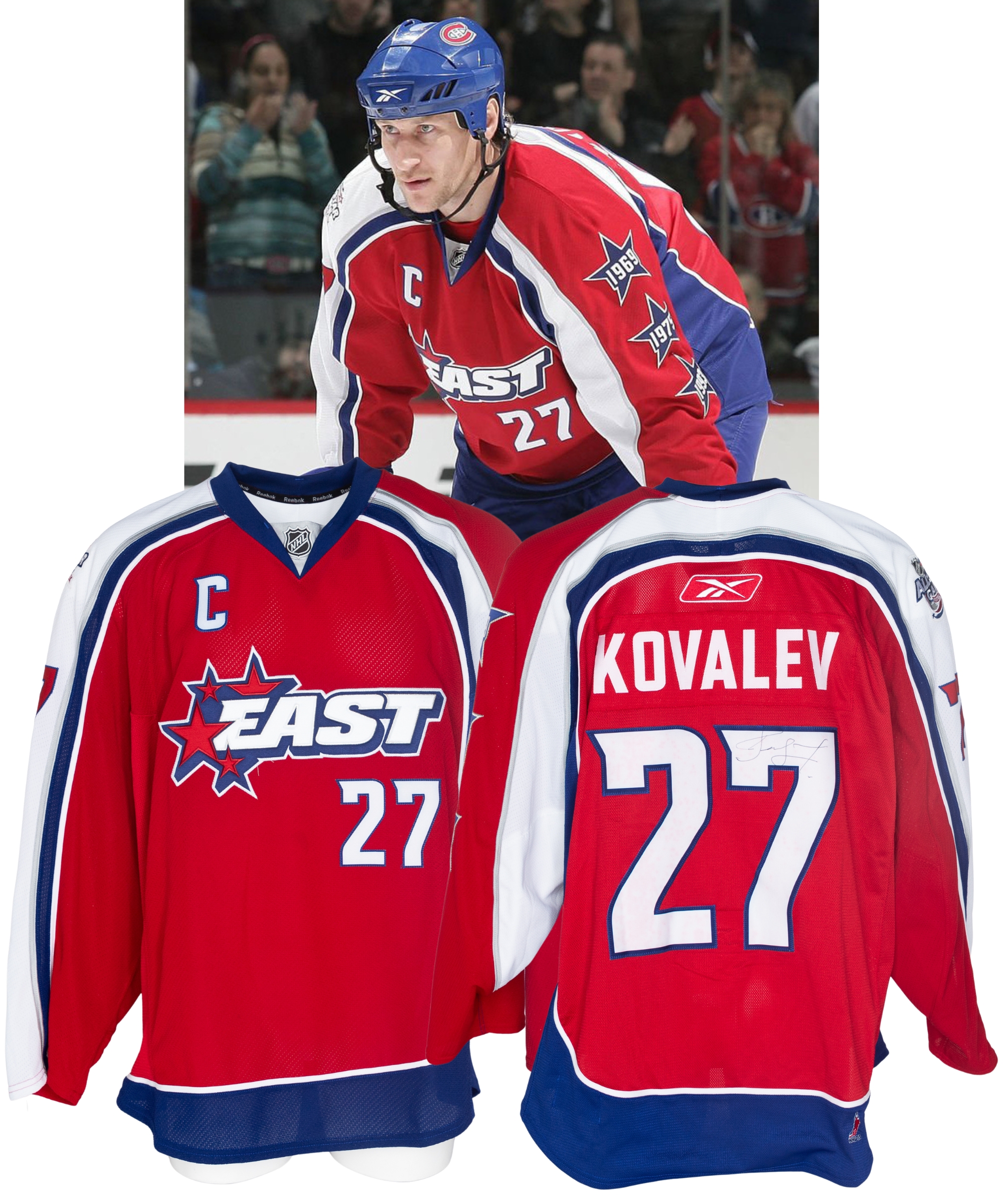 Lot Detail Alexei Kovalev s 2009 NHL All Star Game Eastern