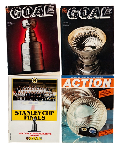 Large Vintage and Modern Hockey Book, Program, Media Guide and Publication Collection of 90+