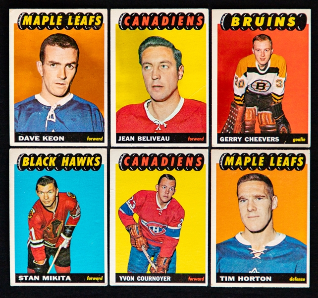 1965-66 Topps Hockey Card Partial Set (81/128) 