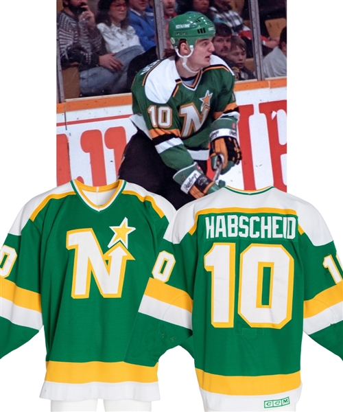 Marc Habscheids 1987-88 Minnesota North Stars Game-Worn Jersey 
