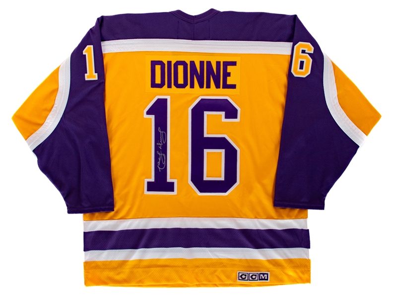 Marcel Dionne Los Angeles Kings Signed Home and Away Jerseys (2) with JSA Auction LOA 