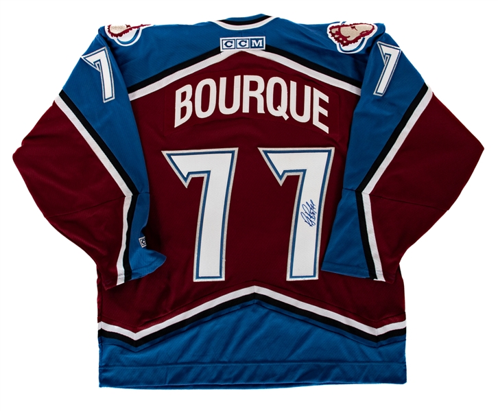 Ray Bourque Signed 2000-01 Colorado Avalanche Stanley Cup Jersey with JSA Auction LOA 