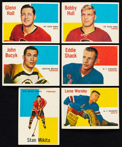 1960-61 Topps Hockey Complete 66-Card Set