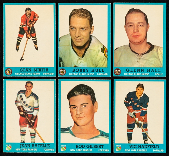 1962-63 Topps Hockey Complete 66-Card Set 