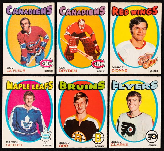 1971-72 O-Pee-Chee Hockey Near Complete Set (260/264) - Includes the Ken Dryden, Guy Lafleur and Marcel Dionne Rookie Cards