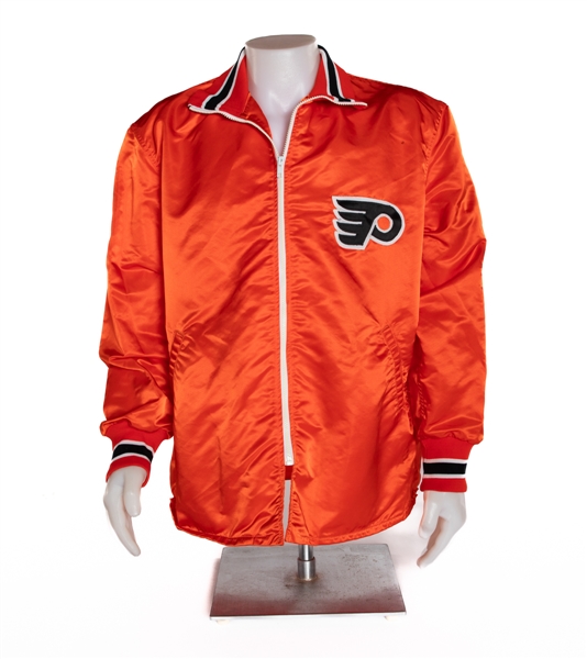 Vintage Circa 1980 Philadelphia Flyers Warm-Up Jacket Attributed to Pat Quinn 