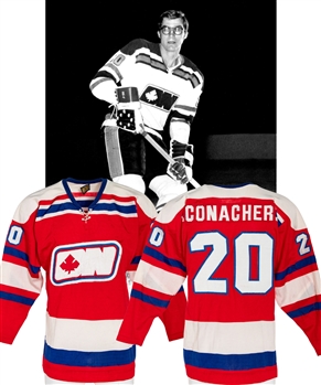 Brian Conachers 1972-73 WHA Ottawa Nationals Inaugural Season Game-Worn Jersey with MeiGray LOA and COR - First and Only Season for Team in WHA! (Barry Meisel Collection)