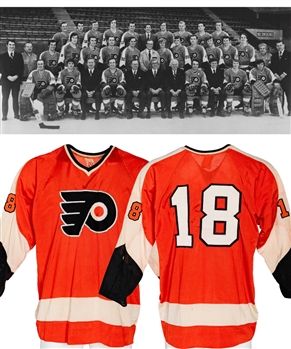 Bill Lesuks Circa 1970-71 Philadelphia Flyers Game-Worn Jersey