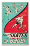1960s Bobby Hull Bauer Skates Advertising Sign