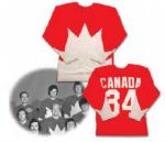 Marcel Dionnes 1972 Team Canada Red Game Jersey