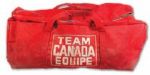 Marcel Dionnes 1972 Team Canada Equipment Bag with Game Used Equipment
