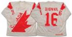 Marcel Dionnes 1981 Canada Cup Game Worn Team Canada Jersey